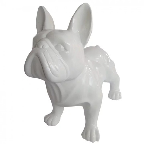 Statue chien bouledogue