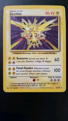 Carte pokemon elector - pokemon,