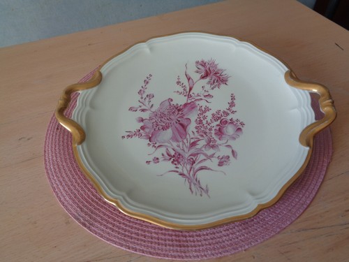 Plat tarte decor floral - plat,