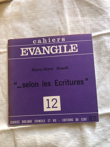 Cahiers évangile - , n°