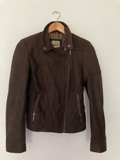 Veste en cuir femme style perfecto Forestland S M