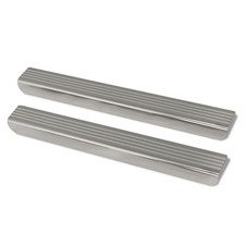 Seuils de porte avant pour Peugeot 207+ Hayon (WA/WC) RC 3D 2012-2015 Argenté