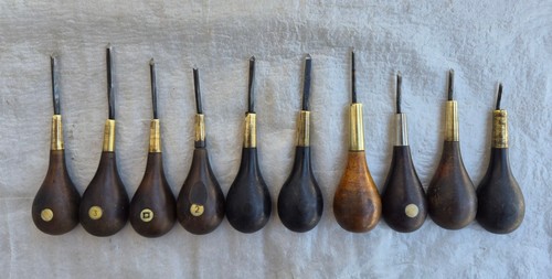 Lot outils gravure burin - outils, de