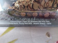ALTAYA IXO militaire char Panzerjäger Tigre Elefant SdKfz184 - 1944 - 1/72 