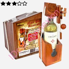 Casse-Tête Porte Bouteille en bois