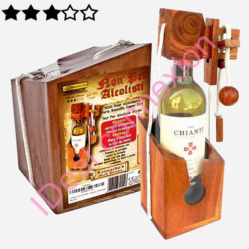 Casse tête porte bouteille - bouteille, en