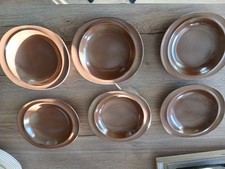 6 ASSIETTES CREUSES CALOTTES