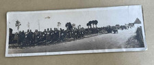 ANCIENNE PHOTO CONTRECOLLEE CARTON MILITARIA WW1? SOLDATS EN TRANSIT JOLIE VUE