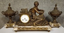 Grande garniture de pendule en
