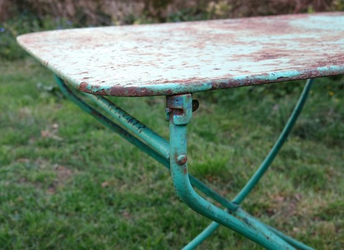 Table jardin ancienne - de, jardin,
