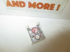 Lego - 1x Flag 2x2 Square Gauges Switches Sliders Lights Pattern 7944 2335pb128