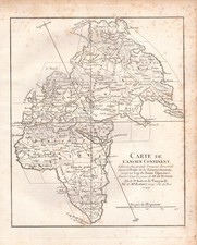 Ancienne Carte Du Monde Afrique Europe Asie Gravure 1780