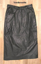 Jupe En Cuir Noir Longue