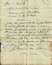 1811 letter from - brion, de