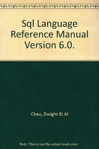 Sql language reference - sql,