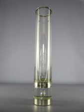 Vase Colonne Cristal Argent
