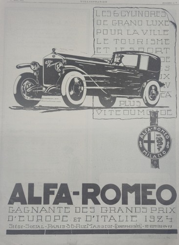 Publicité ancienne automobile - ancienne,
