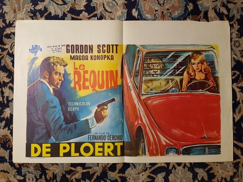 Affiche belge 1967 le requin - [belge],