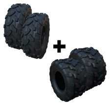 4 Pneus Roues Quad 2x 19.7-8 "