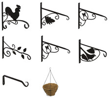 Console Murale Noir Fleurs