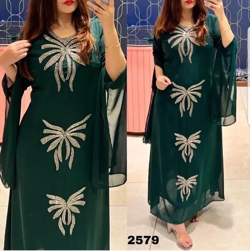 Georgette caftan islamique - georgette,
