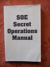 guerre 39/45-SOE secret opérations manual 1993 manuel agents alliés infiltré