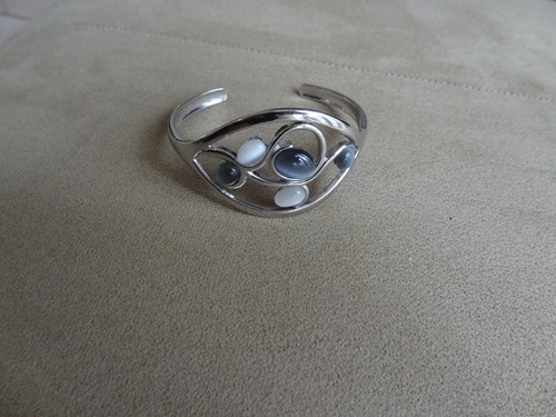 Bracelet métal argenté - bracelet,