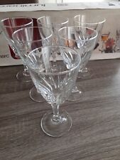 6 Verres A Vin Rouge Luminarc Verreries Cristal D'arques Modèle Flamenco