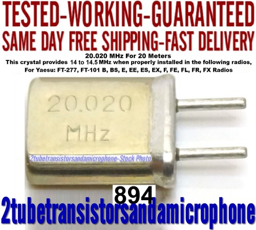 020 mhz crystal - 20.020, for