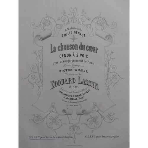 Lassen edouard chanson - lassen, du