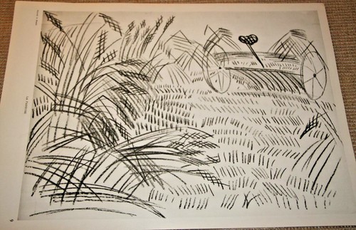 Ancienne gravure raoul dufy - gravure,