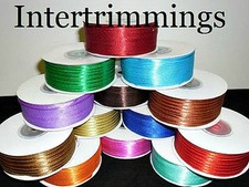 Ruban Satin Double Face, 3MM, Couleurs Assorties, Choisissez Longueur