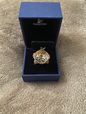 Bague Swarovski Solitaire Oversize Dorée