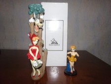 Figurine Pin-up Tex Avery Démons Et Merveilles  bougeoire+1 figurine 11 cm plomb
