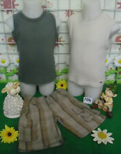 lot 10 vêtements enfant 3 ans garçon,veste jean,short,t-shirt,bermuda,débardeur 