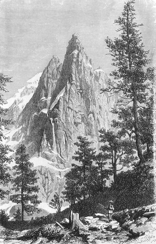 Mont blanc vue l aiguille - blanc, :
