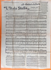 L'ITALIE ÉTOILE, PARTITION