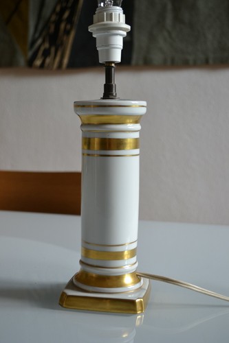 Ancien pied lampe - ancien, en
