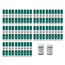 50PCS Bandelettes De Test De Glycémie PET Bandelettes De Test De Diabète Précise