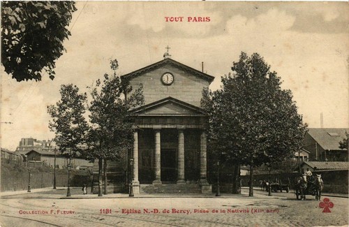 Cpa tout paris 12e - paris, eglise