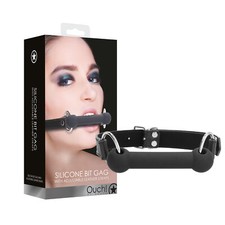 SM & Bondage Bâillon Barre Silicone - OUCH