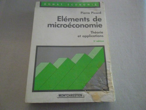 éléments microéconomie - ÉlÉments, de