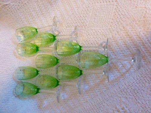 Anciens verres a liqueur - 10,