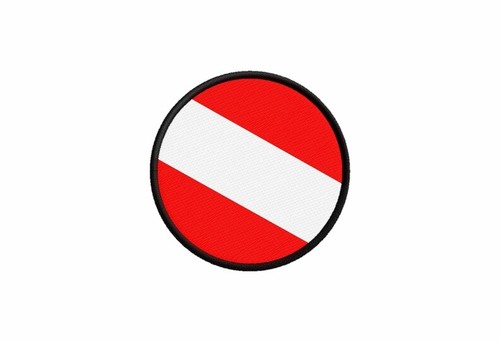 Patch ecusson drapeau scuba