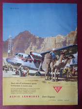 8/1957 PUB ALVIS LEONIDES AERO