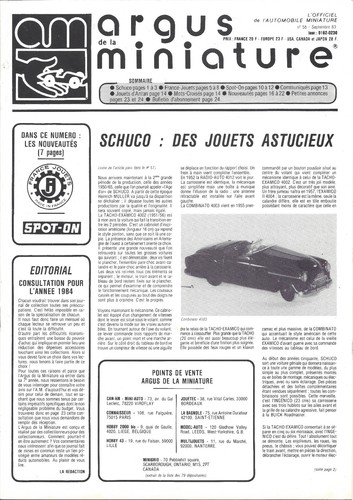 Argus miniature 58 - n°,