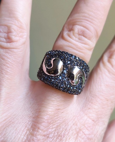 Bague argent swarovski - bague,