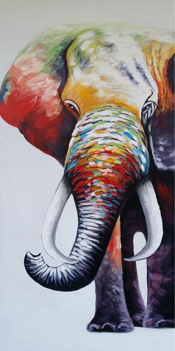 Toile tableaux éléphant - tableaux,