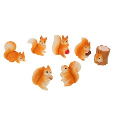  7 Pcs Village De Noel Miniature Noël Décorations Jardin En Résine