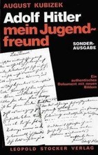 Adolf Hitler - mein Jugendfreund [German] by Kubizek, August [Hardback] NEUF